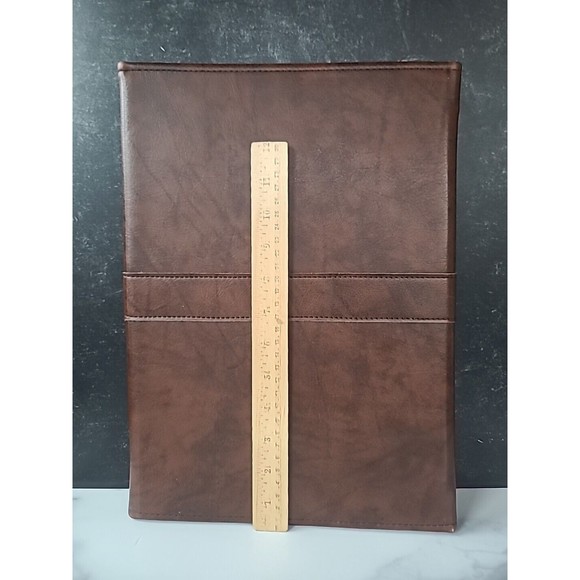 Vintage Time Lock Leather Portfolio - Picture 7 of 10